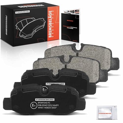 Image of Frankberg Brake Pad Set incl. 4x Pads Rear Compatible with V-Class W447 Vito Tourer W447 Marco Polo Camper W447 Replace# 4474200120, A4474200120