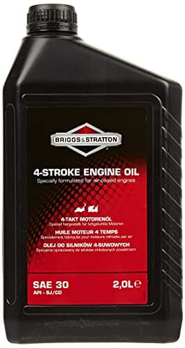 Image of Briggs & Stratton 100008E SAE30 4-Stroke Lawn Mower Engine Oil, 2.0 Litre