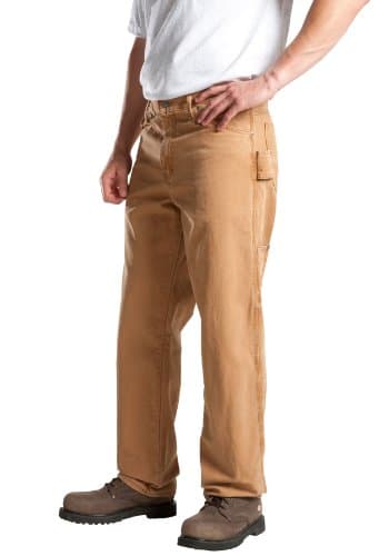 Image of Dickies Men’s Relaxed Fit Sanded Duck Carpenter Jean, Brown Duck, 30W x 32L