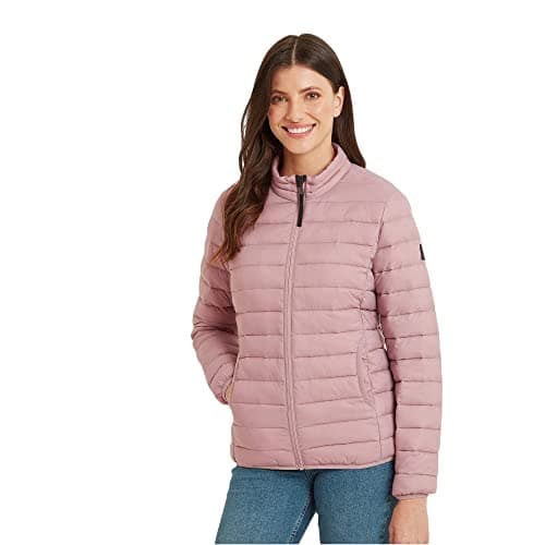 Image of TOG24 Gibson Womens Puffer Jacket lightweight Quilted Jackets Ladies Warm Winter Padded Coats for Outdoor Travel Hiking Faded Pink 14