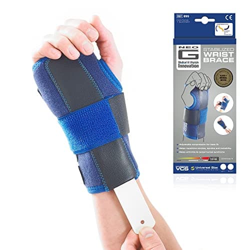 Image of Neo-G Wrist Support Stabilized – Carpal Tunnel Wrist Splint – Wrist Support for Arthritis, Tendonitis, Joint Pain, Sprains - Wrist Brace Adjustable Compression Hand Support Right Hand