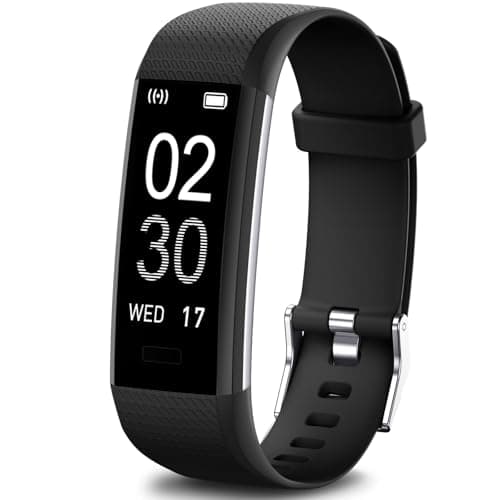 Image of Runlio Fitness Tracker with Heart Rate Monitor,Sleep Monitor with 14 Sports Mode,Activity Tracker with Step,Calories Counter,IP67Waterproof with Stopwatch Pedometer for Kids,Women Men (2026 version)