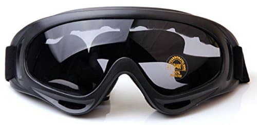 Image of OYMI UV Protection Windproof Dustproof Outdoor Sports Ski Glasses Army Tactical Military Airsoft Goggles Snowmobile Bicycle Motorcycle Football Safety Glasses Protective Goggles (Black, Gray)
