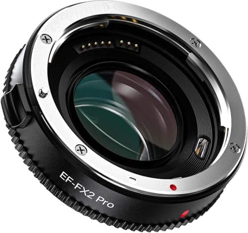 Image of EF-FX2 Pro Autofocus Lens Adapter Ring 0.71x Speed-booster Compatible for Canon EF Lens to Fuji-film X-A, X-E, X-H, X-T, X-PRO Series Camera (Fuji X-mount)