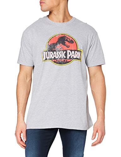 Image of Jurassic Park Mens Short Sleeve T-Shirt Grey L