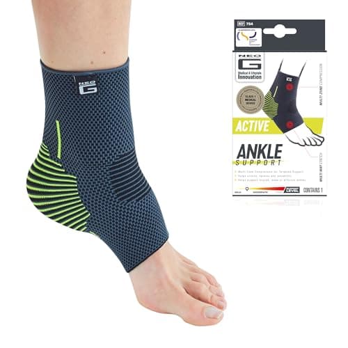 Image of Neo-G Ankle Support Running – Sport Ankle Brace – Ankle Compression Support - Breathable, Lightweight Ankle Bandage Support for Sprains, Strains, Injury, Joint Pain - XL