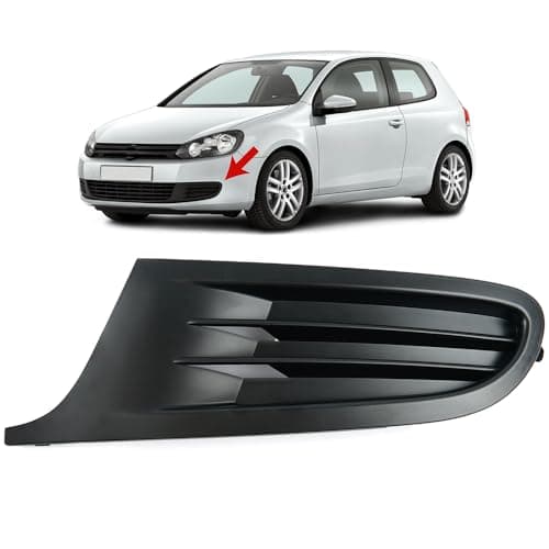Image of ROBUST Front Bumper Lower Side Grille Trim Vent Left Passenger Side for VW Golf Mk6 Hatchback Estate Convertible 5K0853665A 2009-2012