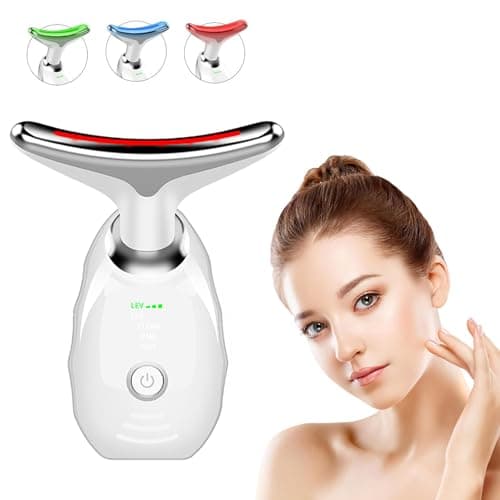 Image of Electric Face Massager, Anti-Wrinkle Face Device with 3 Massage Modes, Facial and Neck Massager with Vibration for Skin Tightening and Smoothness