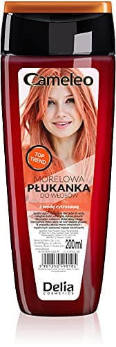 Image of Cameleo - Apricot Hair Toner with Citrus Water, NO Yellow Shades, Tones, Semi Permanent Hair Dye - Blonde, Grey Hair - Colour & Care - Paraben Free | 200ml