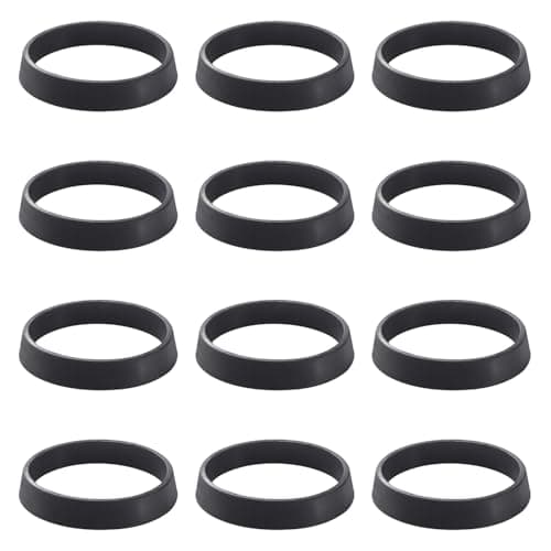 Image of Lyeteung 12 PCS 36x31.5x6 mm Cone Seal Ring, Waste Pipe Seal Ring, Silicone Washers for Plumbing, Sink Drain Gasket, Slip Joint Washer, for 1 1/4 Inch Drain Pipe Sink Odour Trap Siphon