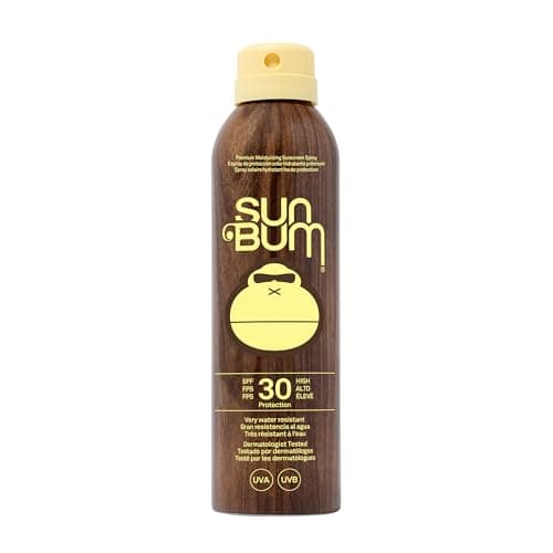 Image of Sun Bum Original SPF 30 Sun Cream Spray, Moisturizing Sunscreen with Vitamin E, Vegan and Reef Friendly, Broad Spectrum UVA/UVB Protection, 200ml