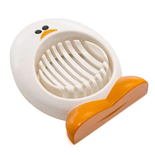 Image of Joie Wedgey Egg Slicer, Easy Egg Preperation for Appetizers and Salads, Great for Soft Fruits and Vegetables, Hand Wash, White