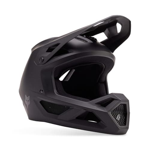 Image of Fox Racing RAMPAGE MT BLK CE/CPSC – MTB helmet – lightweight ABS shell – 360° ventilation – MIPS – adjustable visor – GoPro mount – goggle compatible – Matte Black, size: M