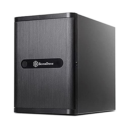Image of SilverStone SST-DS380 - Case Storage Mini-ITX Computer Case, support 8x 3.5" or 2.5" Hot-Swap HDD Bays, lockable front door, black
