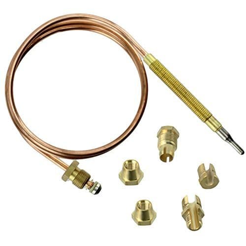 Image of Spares2go Universal Thermocouple Kit & Fixings (900mm)