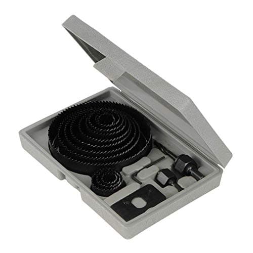Image of Silverline Holesaw Kit – 16 Piece Set, 19mm to 127mm Diameter for Wood, Metal & Plastic Cutting (633729)