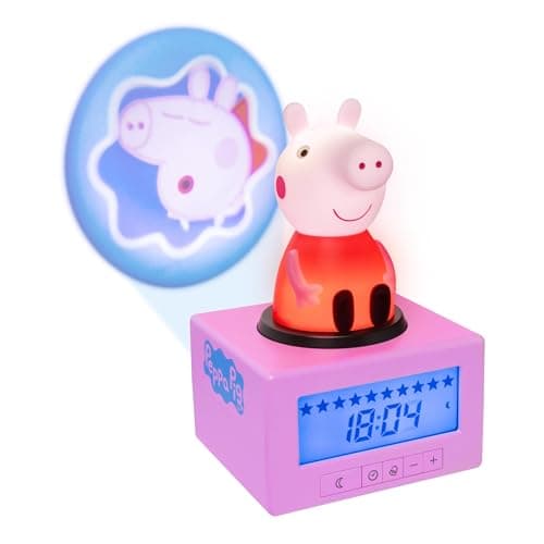 Image of Paladone Peppa Pig Sleep Training Alarm Clock, Multi, One Size