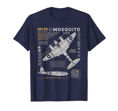 Image of de Havilland Mosquito Fighter Bomber | British WW2 RAF DH.98 T-Shirt