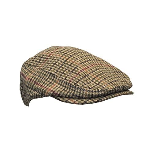 Image of WALKER AND HAWKES - Wool Blend Braxton Flat Cap - Brown - 2XL (61cm)