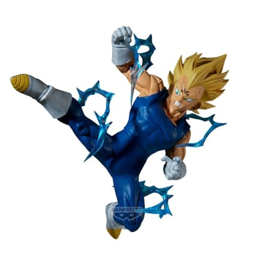 Image of BANPRESTO Majin Vegeta (Vs Goku Super Saiyan 2) Dragon Ball Z Match Makers 15 cm BP29755P Multicolour Collectible Figure Ideal for Anime Fans