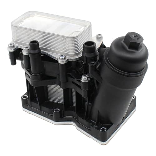 Image of Oil Cooler Filter Housing with Seal for B-M-W 1 2 3 4 5 6 7 Series E90 E91 E92 F01 F02 F03 F04 F06 F07 F10 F11 F20 F21 F22 F30 F31 F32 F33 F34 F36 F80 F82 F83 F87 X1 E84 X3 F25 X4 F26 2007-2019