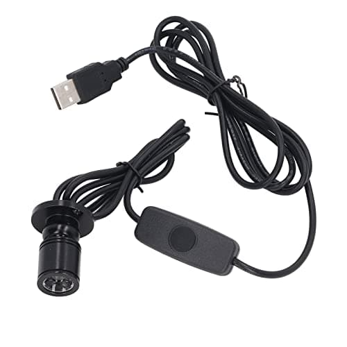 Image of LED Spot Light Indoor, Aluminum USB 5V Dimmable Spotlight with 2m Cable, Wall or Ceiling Wount, for Home Office lighting or Highlighting Special Elements for Home Gallery Shop(‎Warm White 3000K)