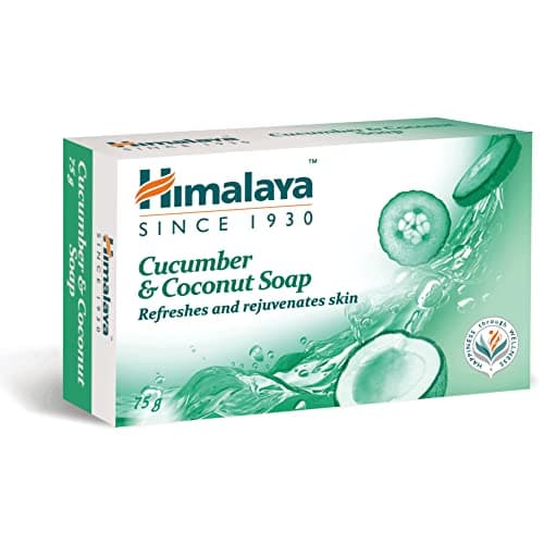 Image of Himalaya Coconut and Cucumber Soap, Does Not Dry Skin -75g