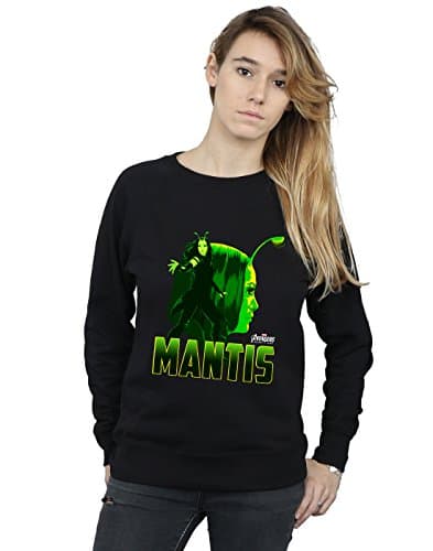 Image of Marvel Women's Avengers Infinity War Mantis Character Sweatshirt Black Small