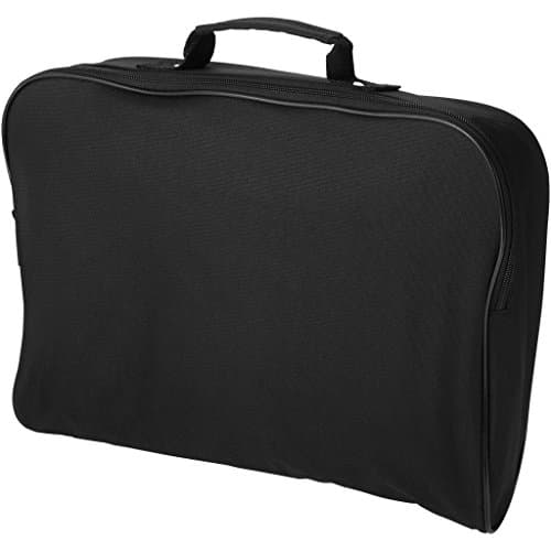 Image of Bullet Florida Conference Bag, 40x8x27cm, Solid Black, Zipped Compartment, A4 Compatible, 600D Polyester