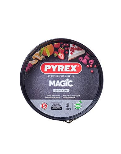 Image of Pyrex MG26BS6 Magic Spring Form Cake Tin, Black,26cm