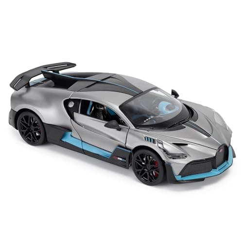Image of Bugatti Divo 1:18 Scale Die-Cast Model Car - Grey | Detailed Collectors Edition Diecast | Official Licensed Product
