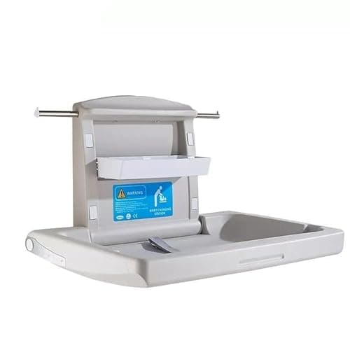 Image of Horizontal Baby Changing Station Wall Mounted Baby Table Foldable Baby Diaper Baby Nappy Changer