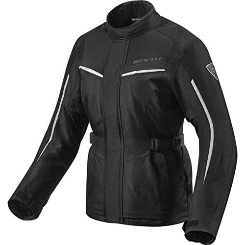 Image of FJT258-1170-L40 - Rev It Voltiac 2 Ladies Motorcycle Jacket 40 Black Silver (UK 12)