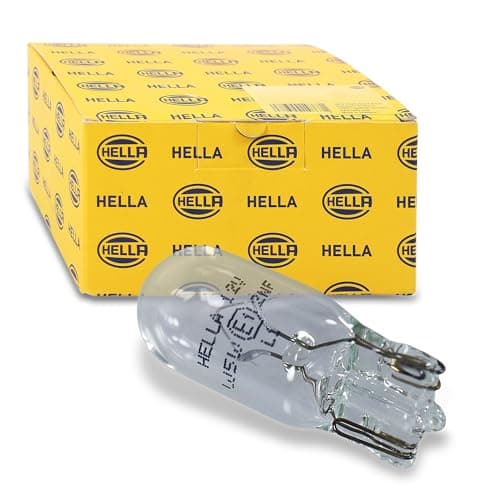 Image of HELLA 8GP 003 594-121 Bulb - W5W - Standard - 12V - 5W - Socket Type: W2,1x9,5d - Box - Quantity: 10