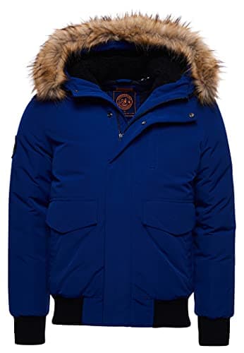 Image of Superdry Men's Everest Bomber Parka - - XL Cobalt