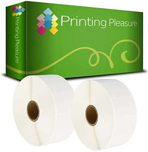 Image of Printing Pleasure 2 x Zebra 38mm x 25mm Compatible Direct Thermal Labels for Zebra Type Printers | 2000 Labels per Roll
