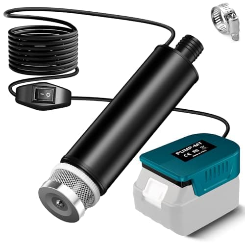 Image of Water Pump for Makita 18V Battery,500GPH Submersible Pump/Dirty Water/Suction/Flat Water,for Pool,Garden Irrigation,Car Wash,Puddle,Camping,Cellar(No Battery)