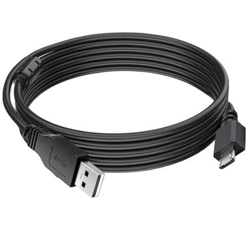 Image of TwinkleHom 3M Extra Long Fire TV Stick Charging Cable, Micro USB to USB-A Power Lead for Amazon Fire Stick 4K Max/HD/Lite & NOW TV, Roku Streaming Stick/Roku Premier Replacement Cord UK (1 Pack Black)