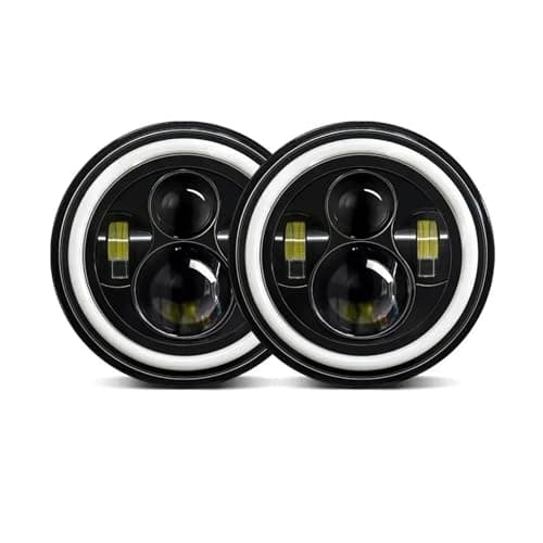 Image of MESKEL Front Headlights Assembly For VW For Beetle For Classic 2pcs Universal 7 Inch Led Car Motorcycle Headlight DRL H4 Headlamp 7" Headlight(1pcs)
