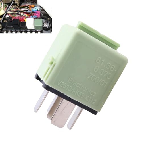 Image of Dogary BMW Fuel Pump Relay, Five Pin Plug and Play Waterproof Air Suspension Pump Relay, OEM #61368373700 Accessories, Compatible with BMW 7 Series 3 Series 6 Series 8 Series (Green)