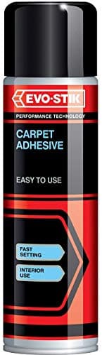 Image of 2 x Evo-Stik 30812304 500 ml Carpet Adhesive Light Amber Glue Aerosol Spray
