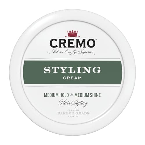 Image of CREMO - Barber Grade Hair Styling Cream For Men - Medium Hold & Medium Shine - 113g