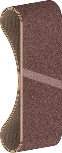 Image of Bosch 3X PRO Paint on Wood and Hardwood X440 Sanding Belt for Sanders (for Paint on Wood, Hardwood, 100 x 620 mm, Grit 100, Professional Accessory Belt Sander)