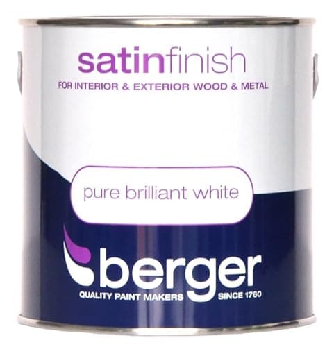 Image of Berger Satin Sheen 2.5lt Brilliant White