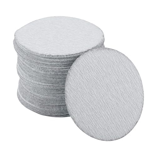 Image of Motoforti 50Pcs 75mm 3 Inch Hook and Loop Sanding Discs 320 Grit Sandpaper