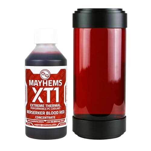 Image of Mayhems - XT1 Concentrate PC Coolant - Computer Water Cooling Fluid - Liquid Cooling, Thermal Performance Series, 250 ml, Berserker Blood Red