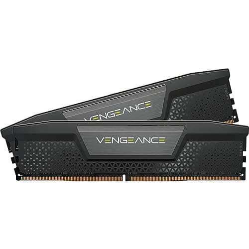 Image of Corsair VENGEANCE DDR5 48GB (2x24GB) 6400MHz C36 Intel Optimised Desktop Memory (Onboard Voltage Regulation, Custom Intel® XMP 3.0 Profiles, Compact Form-Factor) Black
