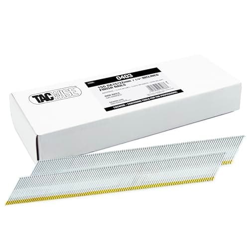Image of Tacwise 0403 Type DA 15G / 32 mm Galvanised Angled Finish Nails, D Head, Pack of 4000