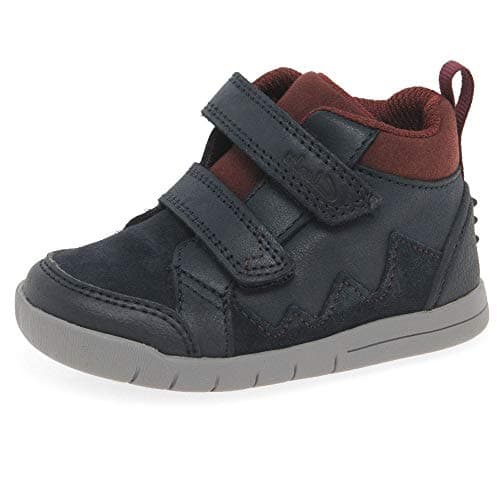 Image of Clarks Rex Park T Boys Infant Boots 5.5 UK Child Navy