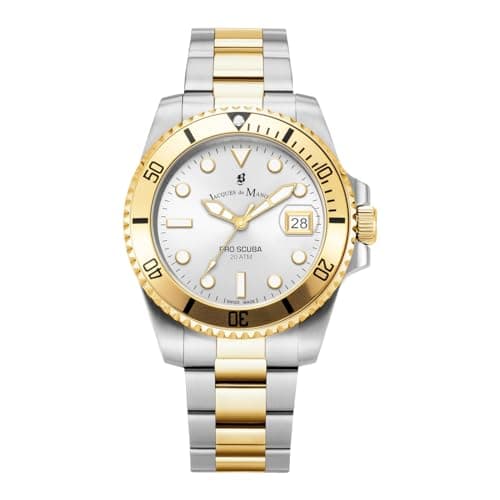 Image of Jacques Du Manoir JWG02708 Men's Analogue Watch with Stainless Steel Strap